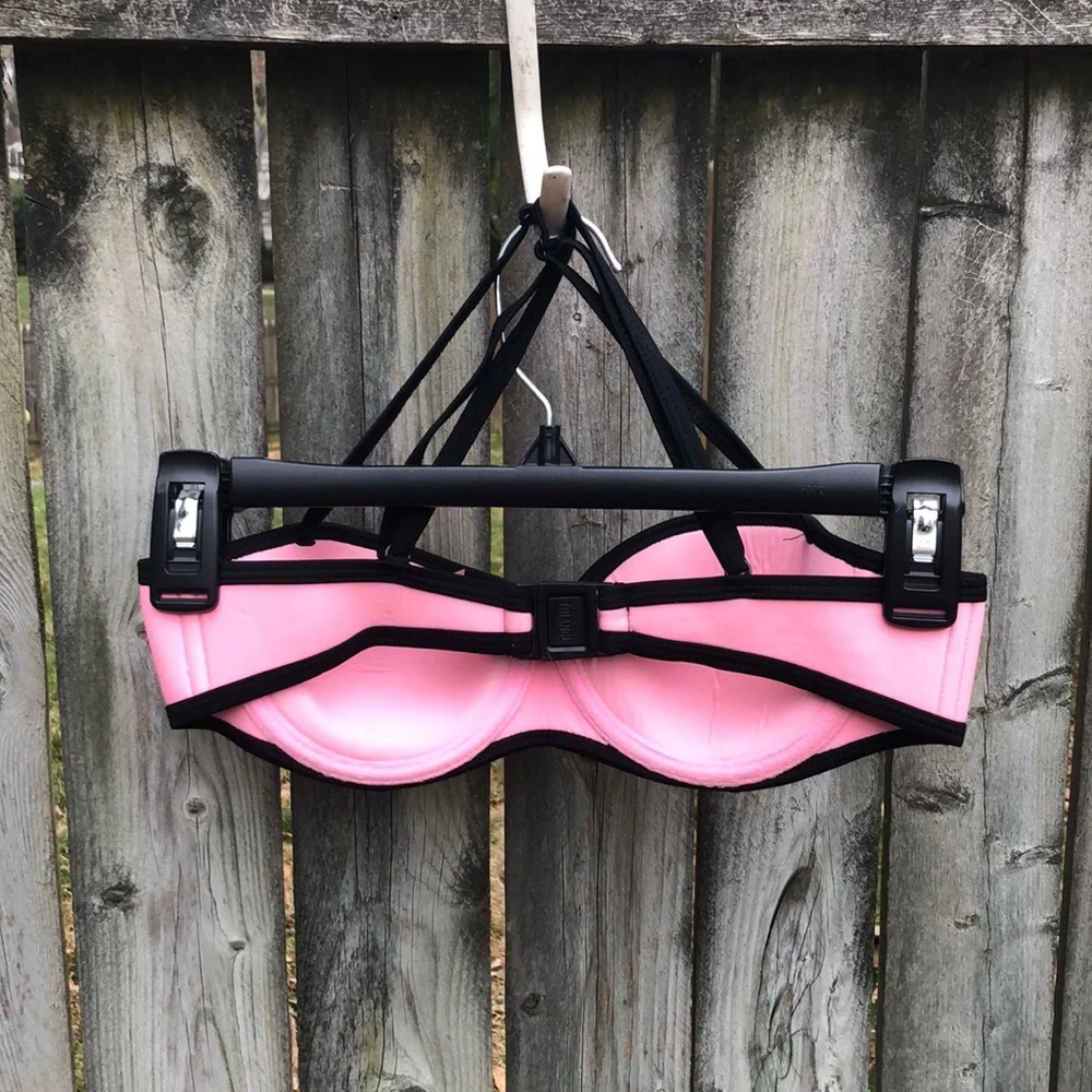 Triangl bikini (top only) Milly Candy Pink neoprene S 4 - Picture 7 of 13